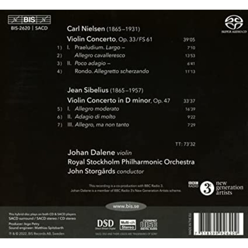 BIS SIBELIUS & NIELSEN: VIOLIN