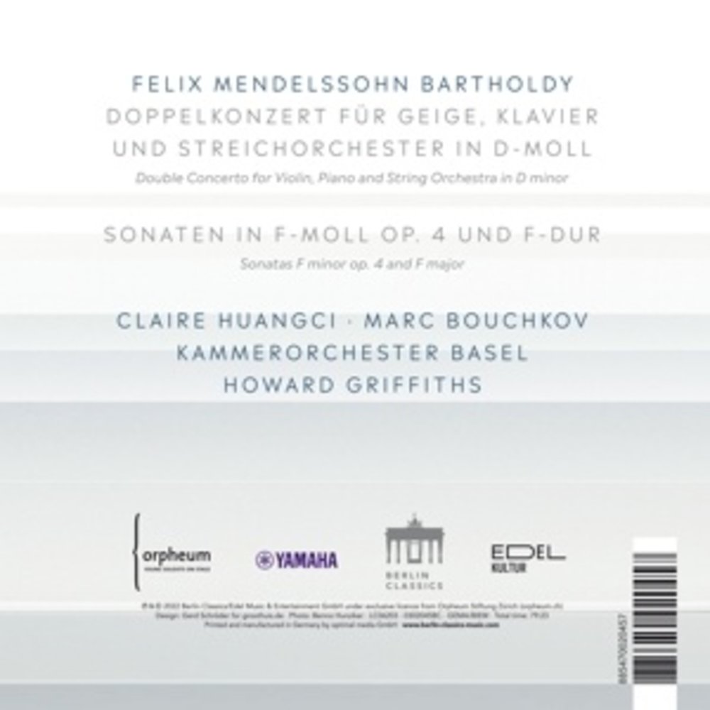 Berlin Classics MENDELSSOHN:COMPLETE WORKS VIOLIN/PIANO