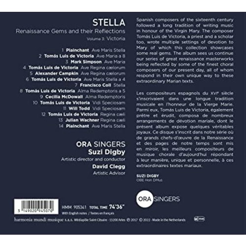 Harmonia Mundi ORA SINGERS: STELLA