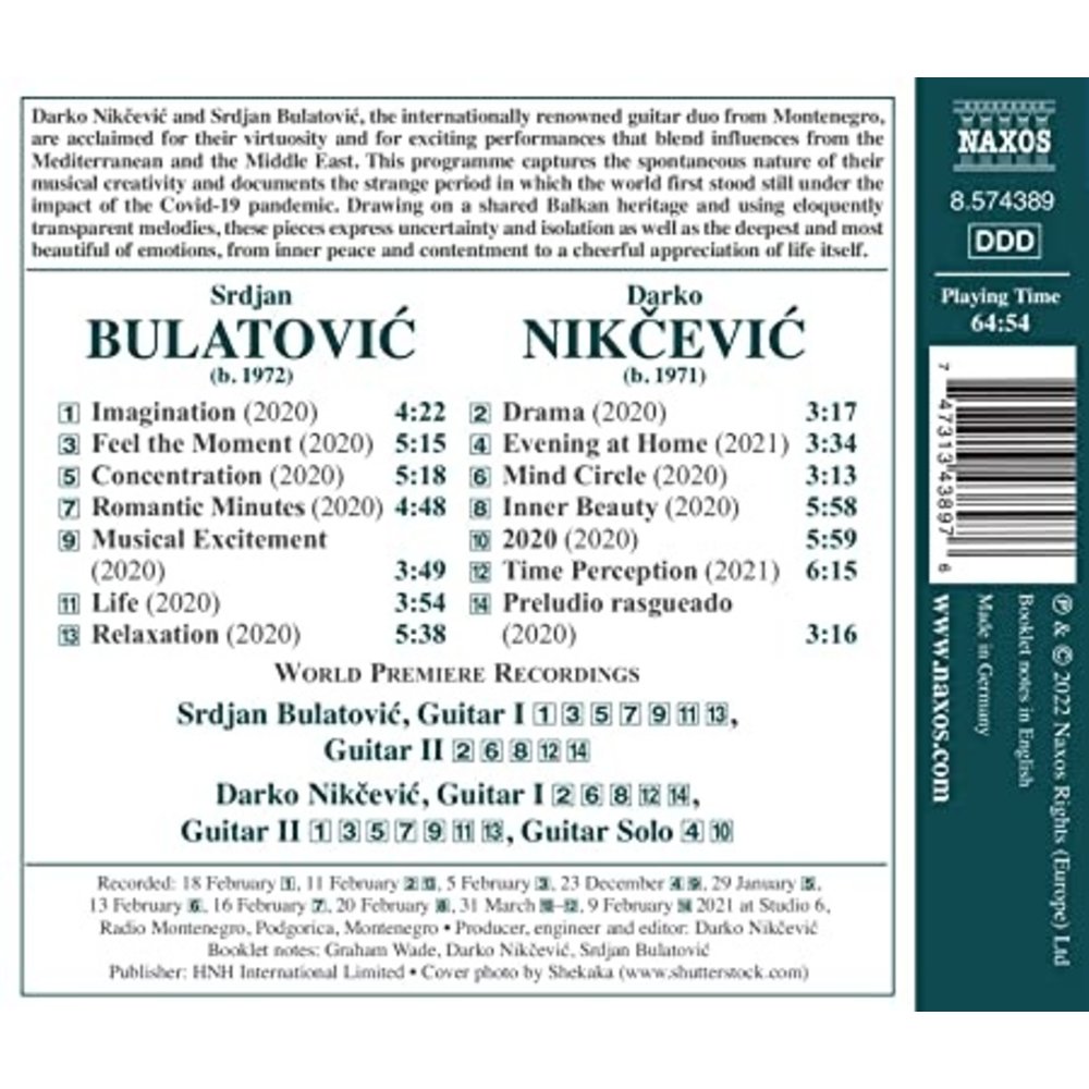 Naxos BULATOVIC, NIKCEVIC: FEEL THE MOMENT