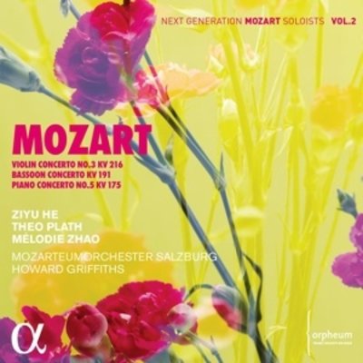 MOZART: VIOLIN CONCERTO NO. 3 KV 216, BASSOON CONCERTO KV191