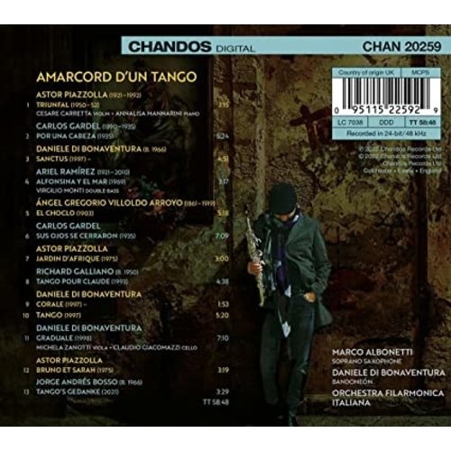 CHANDOS AMARCORD D'UN TANGO