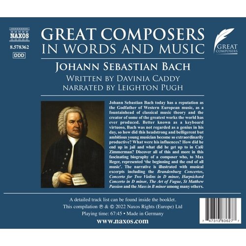 Naxos J.S. BACH: GREAT COMPOSERS IN WORDS & MUSIC