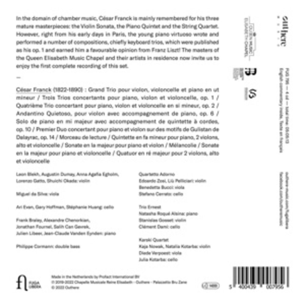 FRANCK: COMPLETE CHAMBER MUSIC (5CD)