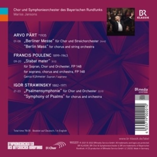 BR-Klassik PART - POULENC - STRAWINSKY