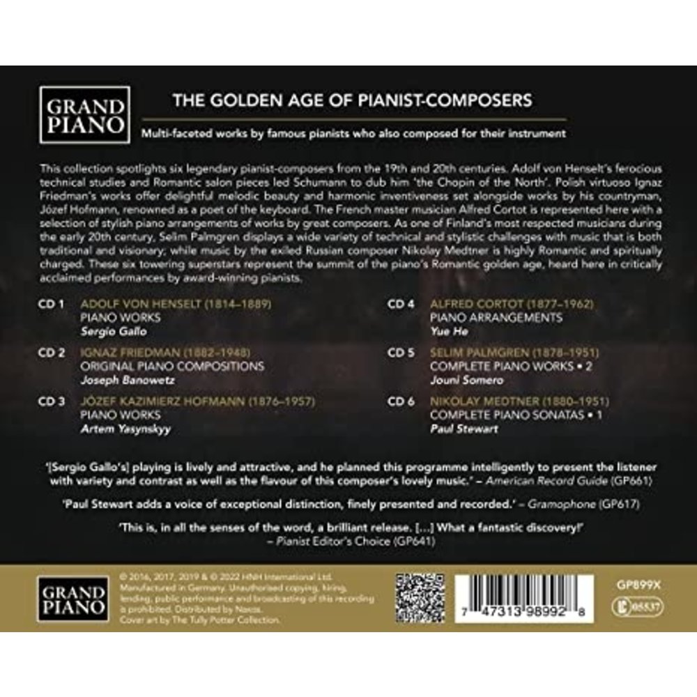 Grand Piano THE GOLDEN AGE OF PIANIST-COMPOSERS: MULTI-FACETED