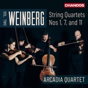 CHANDOS WEINBERG STRING QUARTETS NOS. 1, 7 & 11