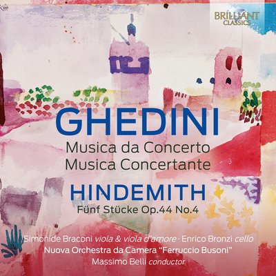 GHEDINI: MUSICA DA CONCERTO, MUSICA CONCERTANTE, HINDEMITH: FÜNF STÜCKE OP.44 NO.4