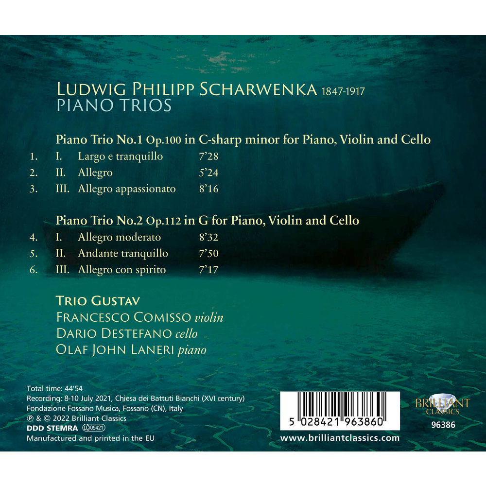 Brilliant Classics SCHARWENKA: PIANO TRIOS