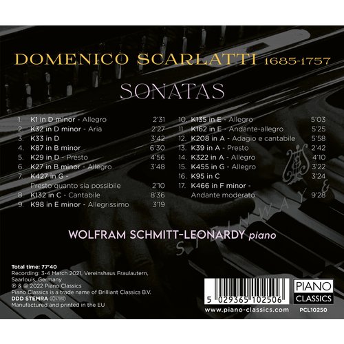 Piano Classics SCARLATTI: SONATAS