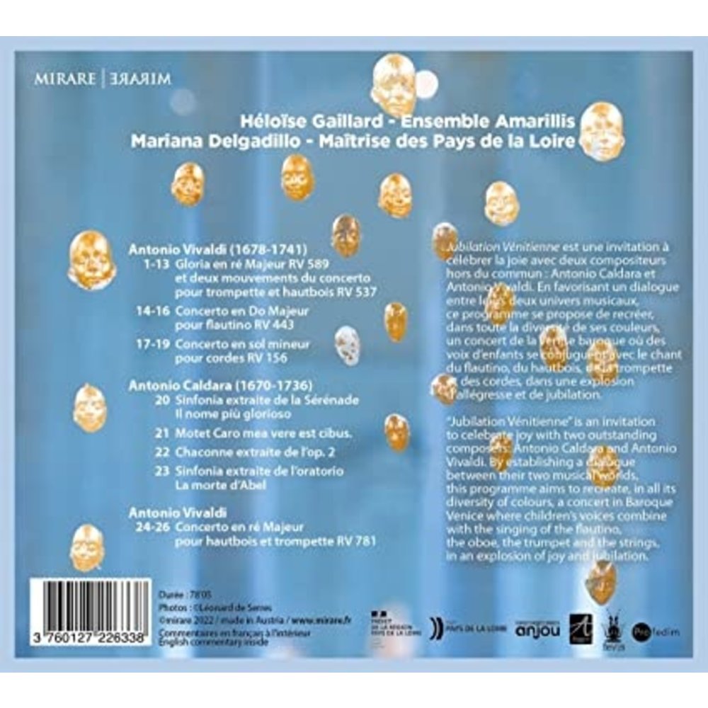 Mirare VIVALDI, CALDARA: JUBILATION VENITIENNE
