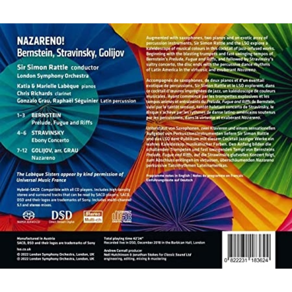 LSO LIVE NAZARENO! BERNSTEIN STRAVINSKY GOLIJOV