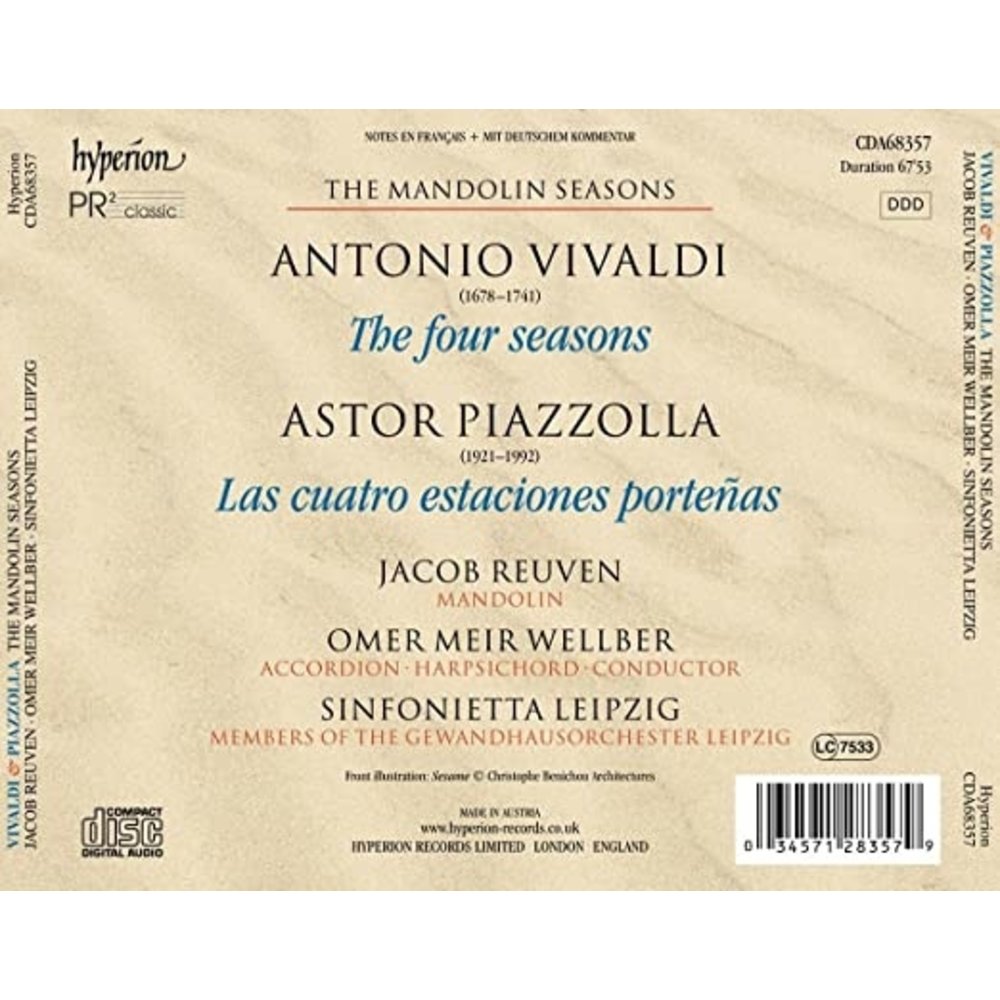 Hyperion THE MANDOLIN SEASONS