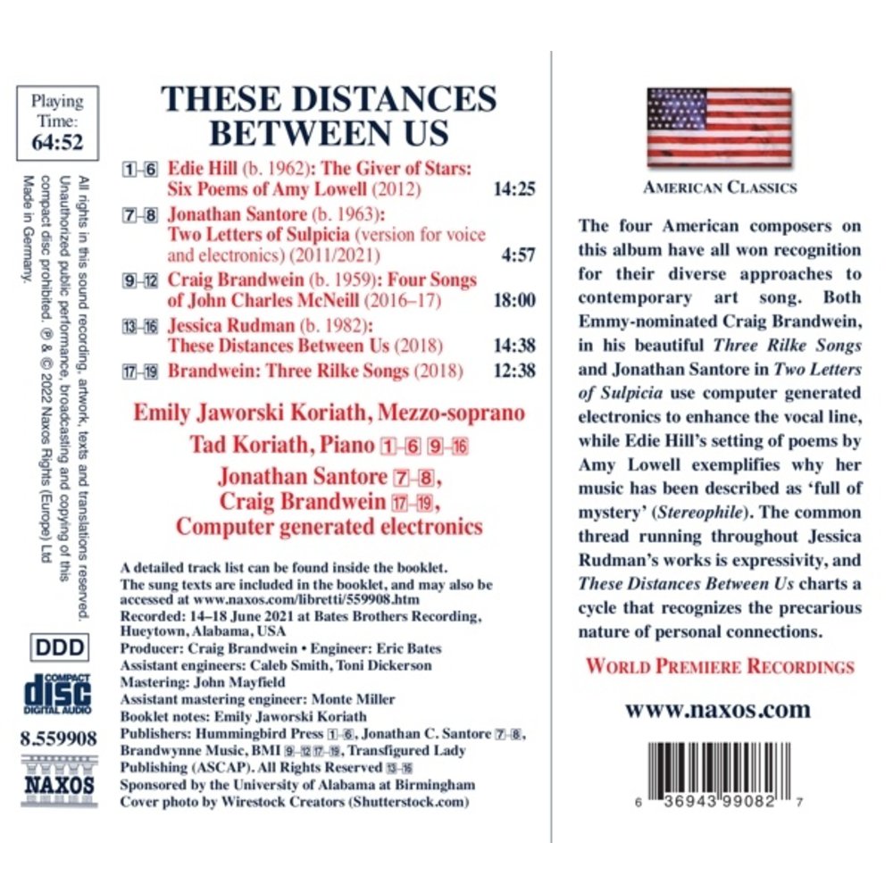 Naxos THESE DISTANCES BETWEEN US