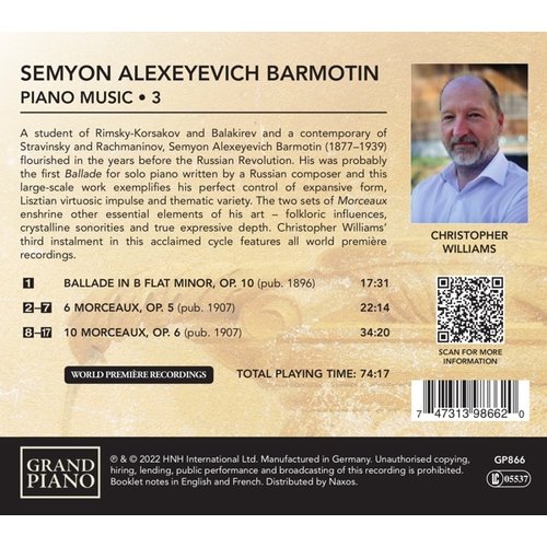 Grand Piano BARMOTIN: PIANO MUSIC . 3