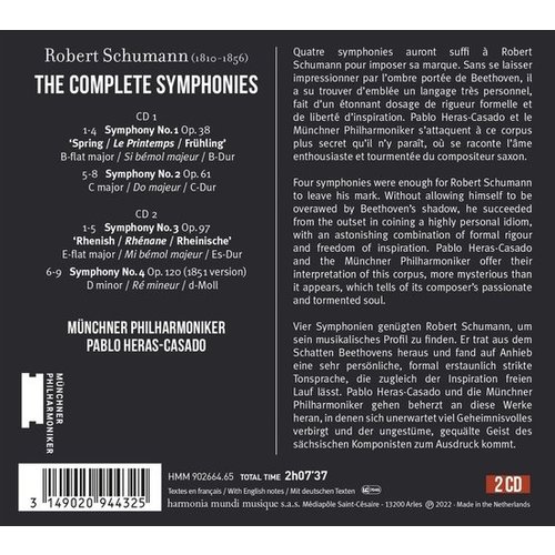 Harmonia Mundi SCHUMANN: THE COMPLETE SYMPHONIES (2CD)