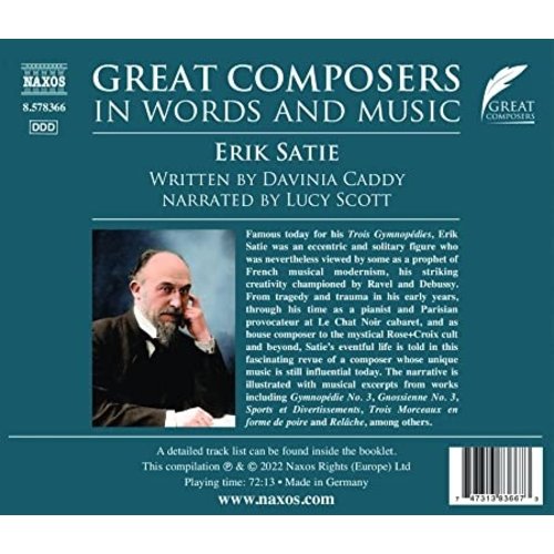 Naxos GREAT COMPOSERS IN WORDS AND MUSIC : ERIK SATIE