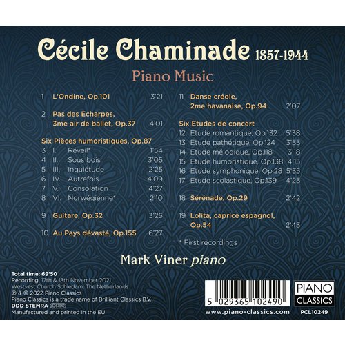 Piano Classics CHAMINADE: PIANO MUSIC VOL.2