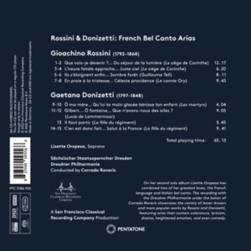 Pentatone DONIZETTI & ROSSINI: FRENCH BEL CANTO ARIAS