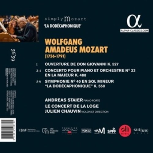 ALPHA MOZART: PIANO CONCERTO NO. 23, SYMPHONY NO. 40 & DON GIOVANNI OVERTURE