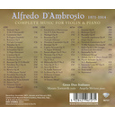 Brilliant Classics D'AMBROSIO: COMPLETE MUSIC FOR VIOLIN & PIANO