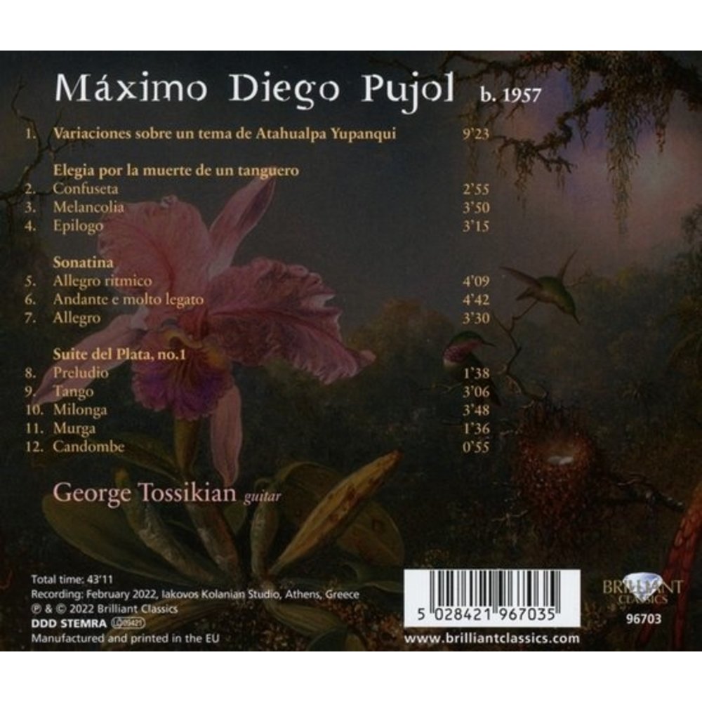Brilliant Classics PUJOL: CUATRO ARGENTINAS