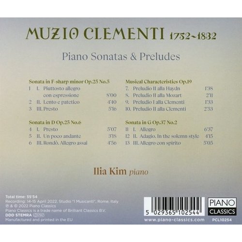 Piano Classics CLEMENTI: PIANO SONATAS & PRELUDES