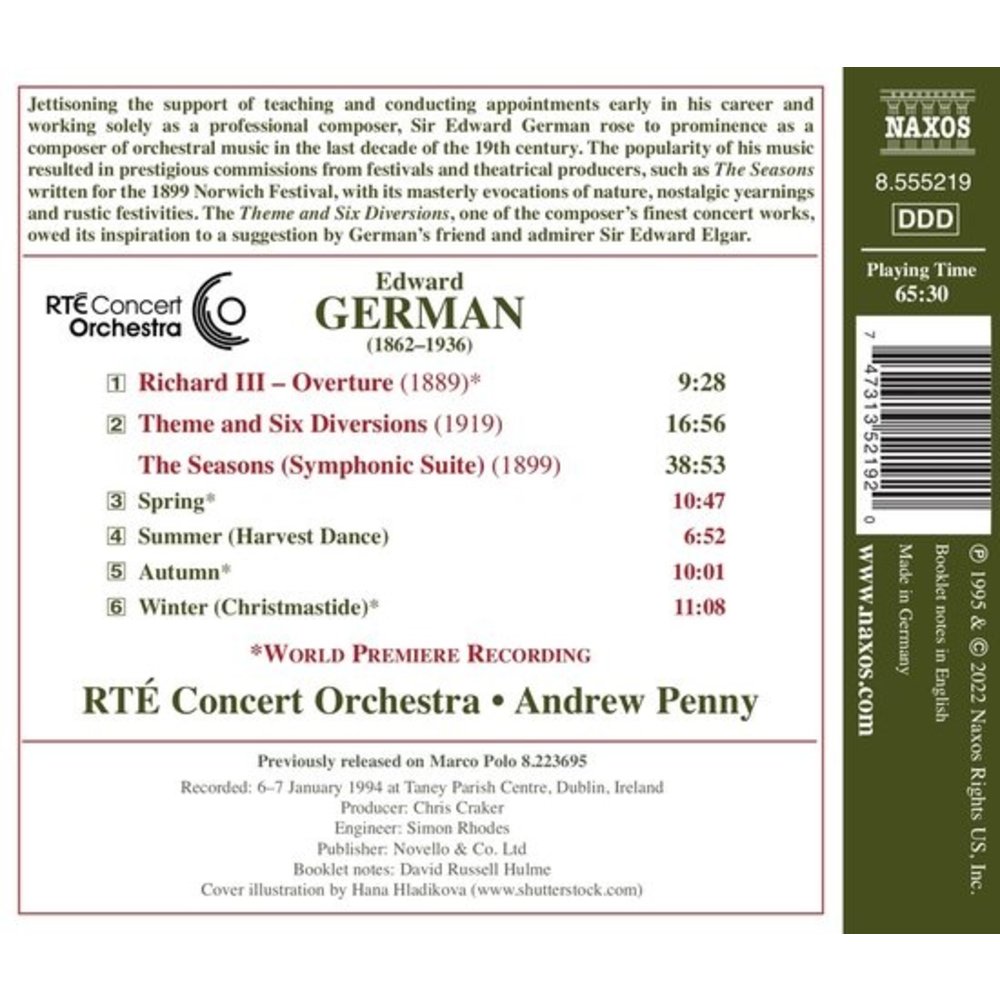 Naxos GERMAN: BRITISH LIGHT MUSIC, VOL. 13