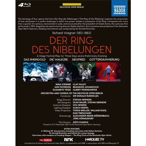 Naxos WAGNER: DER RING DES NIBELUNGEN (BOX-SET) (BLU-RAY)