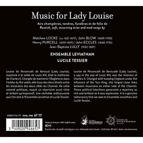 Harmonia Mundi MUSIC FOR LADY LOUISE