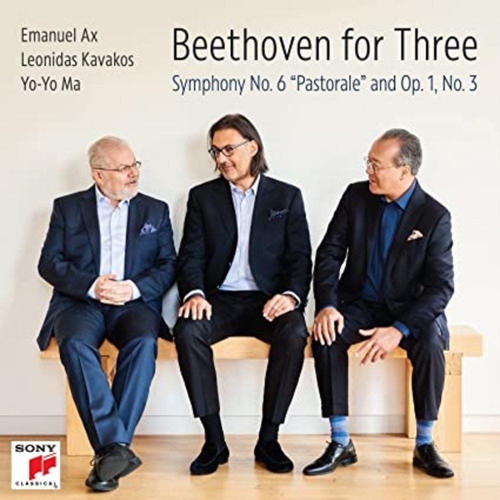 Sony Classical BEETHOVEN FOR THREE: SYMPHONY NO. 6 "PASTORALE" AND OP.1, NO.3