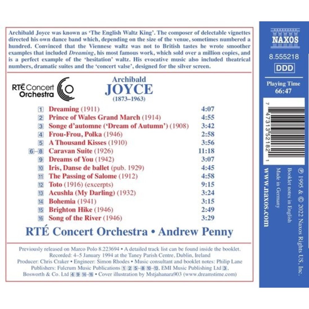 Naxos ARCHIBALD JOYCE: BRITISH LIGHT MUSIC, VOL. 13