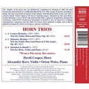 Naxos BERKELEY, BRAHMS, LEHSNOFF: HORN TRIOS
