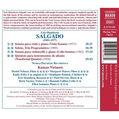 Naxos SALGADO: CHAMBER MUSIC, VOL. 1