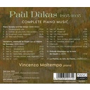 Piano Classics DUKAS: COMPLETE PIANO MUSIC