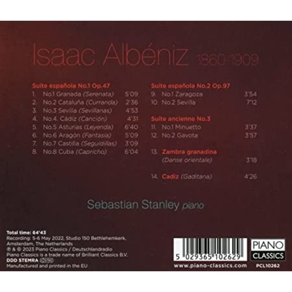 Piano Classics ALBENIZ: SUITE ESPANOLA OP. 47 & 97, SUITE ANCIENN