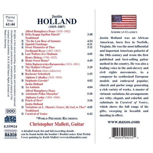 Naxos HOLLAND: ORIGINAL COMPOSITIONS AND ARRANGEMENTS