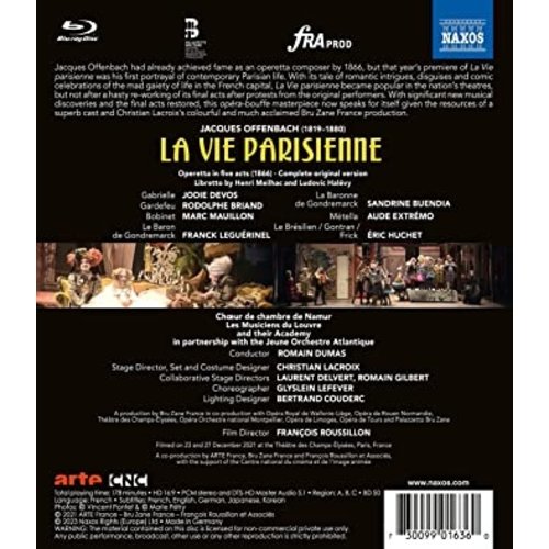 Naxos OFFENBACH: LA VIE PARISIENNE (BLURAY)