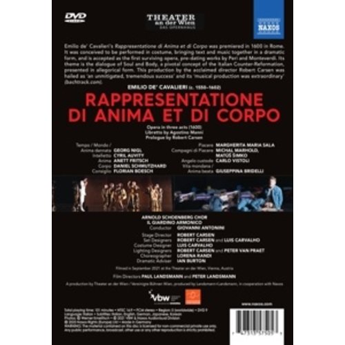 Naxos EMILIO DE CAVALIERI: RAPPRESENTATIONE DI ANIMA ET DI CORPO (DVD)