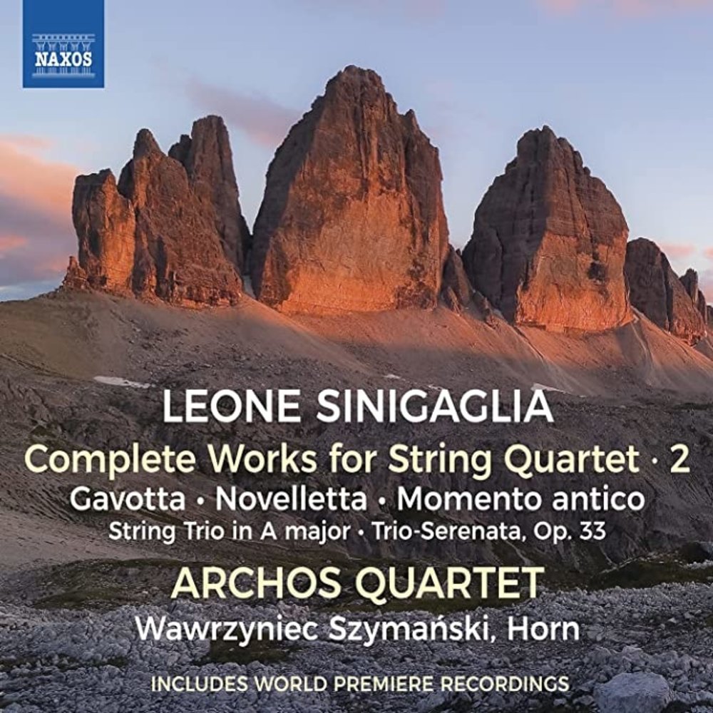 Naxos SINIGAGLIA: COMPLETE WORKS FOR STRING QUARTET, VOL. 2
