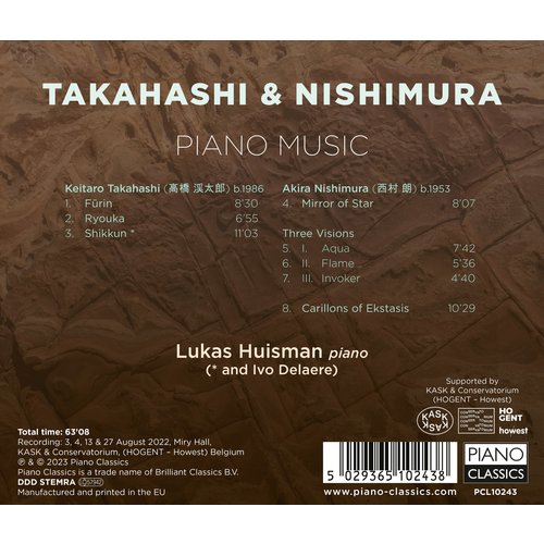 Piano Classics TAKAHASHI & NISHIMURA: PIANO MUSIC