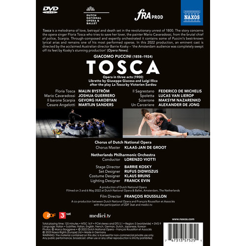 Naxos PUCCINI: TOSCA (BluRay)