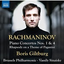 Naxos RACHMANINOV: PIANO CONCERTOS NOS. 1 & 4 - RHAPSODY ON A THEME OF PAGANINI