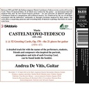Naxos CASTELNUOVO-TEDESCO: GREETING CARDS - 21 PIECES FOR GUITAR