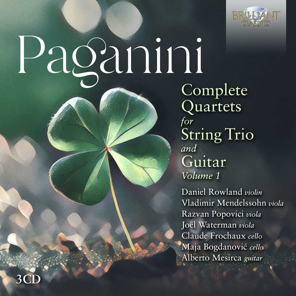 Brilliant Classics PAGANINI: COMPLETE QUARTETS FOR STRING TRIO AND GUITAR VOL.1 (3CD)