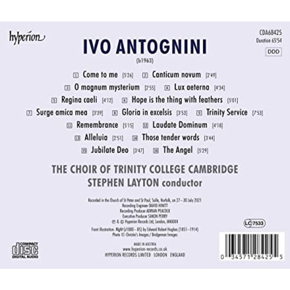 Hyperion ANTOGNINI: COME TO ME IN THE SILENCE