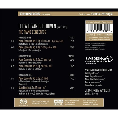 CHANDOS Beethoven The Piano Concertos (3 SACD)