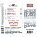 Naxos ANTHEIL: VIOLIN SONATAS NOS. 1-4