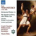 Naxos WRANITZKY: ORCHESTRAL WORKS, VOL. 6 Naxos WRANITZKY: ORCHESTRAL WORKS, VOL. 6
