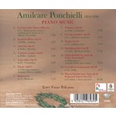 Brilliant Classics PONCHIELLI: PIANO MUSIC Brilliant Classics PONCHIELLI: PIANO MUSIC